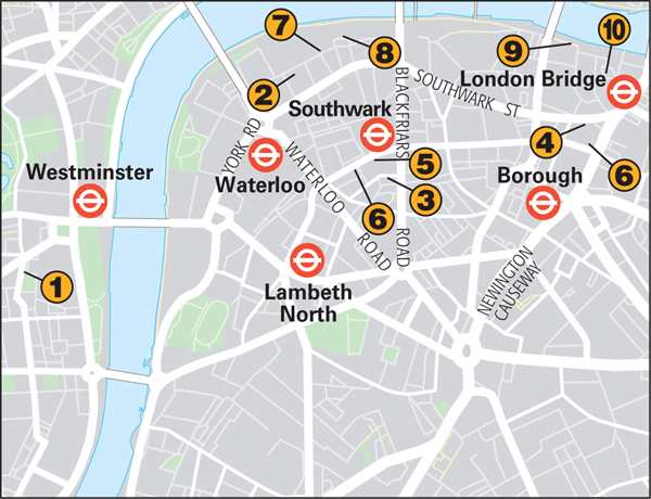 London - Around Town : Westminster, the South Bank and Southwark (part